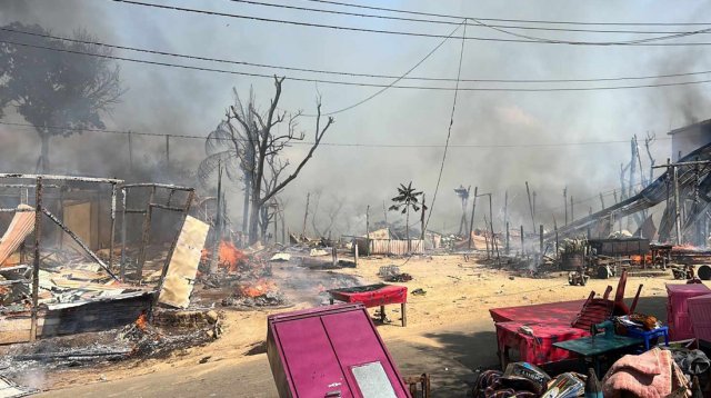 সাজেকে ভয়াবহ আগুন, ৩০ রিসোর্ট পুড়ে ছাই